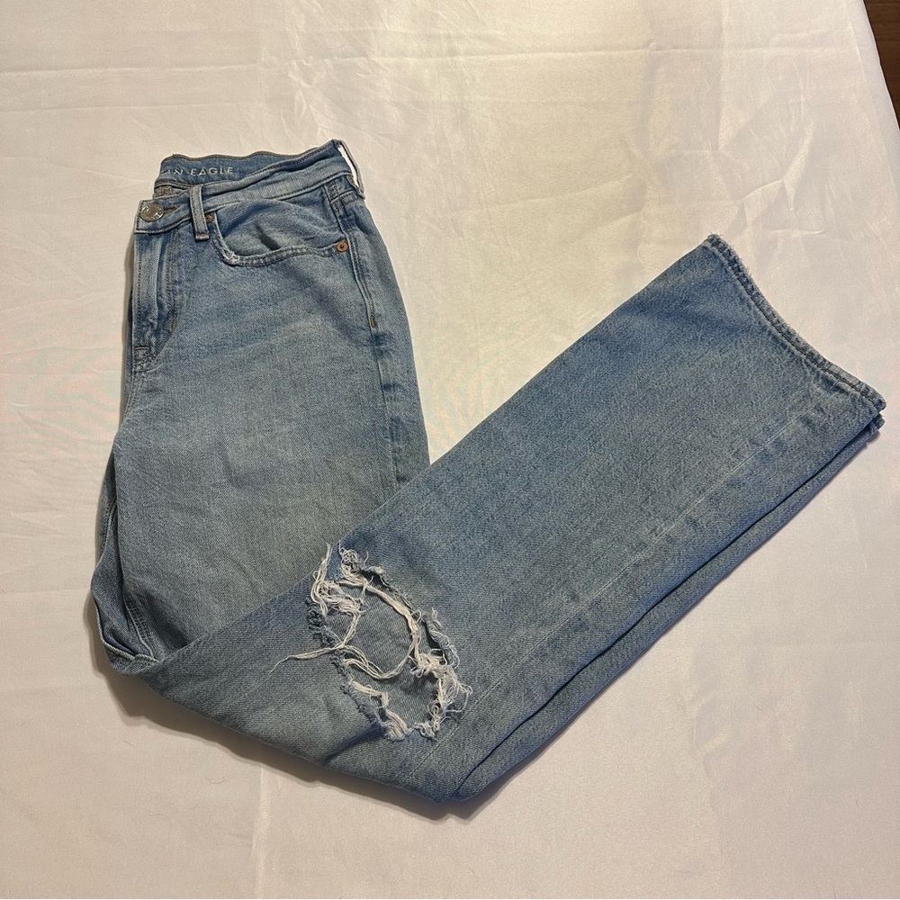 American Eagle Outfitters Light Blue Denim 90 bootcut